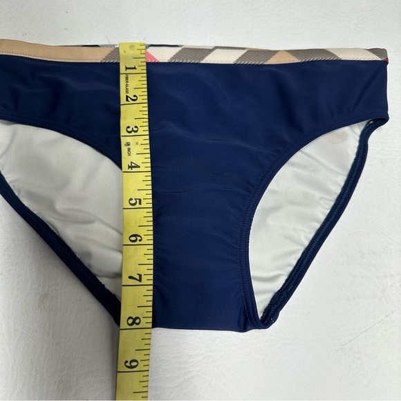 Burberry Navy Bikini Bottom with Patterned Waistband size 14Y NWOT - Picture 3 of 7